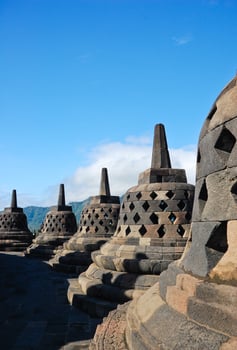 Borobudur Temple in Yogyakarta Indonesia photo