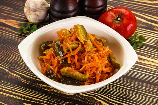 A bowl of food photo