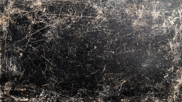 Dark and distressed surface with intricate scratches and worn edges, creating a vintage and textured effect with a unique character. photo