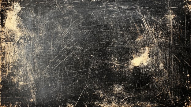 Distressed and aged black surface with scratches, worn texture, and vintage aesthetic, perfect for backgrounds or graphic designs. photo