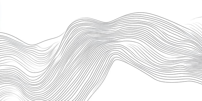 Abstract curves and flowing lines create a dynamic, undulating, and visually appealing landscape. The simple art shows movement and depth. photo