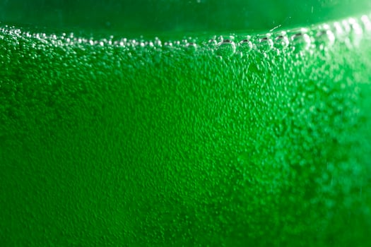 The symbol of St. Patrick's Day is a green beer ale photo