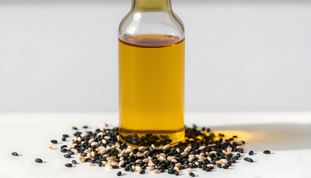 Black sesame oil photo
