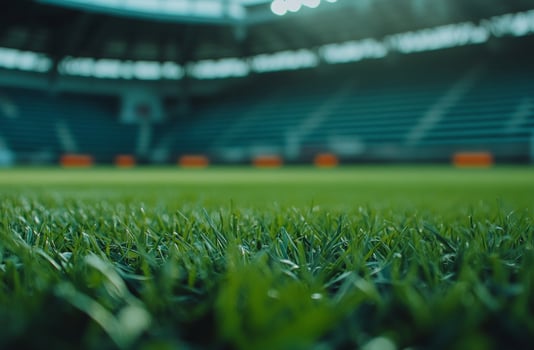 A rural football field with rugged grass and goalposts, surrounded by trees and open space. Capturing the raw essence of the sport, perfect for outdoor and community-themed visuals photo
