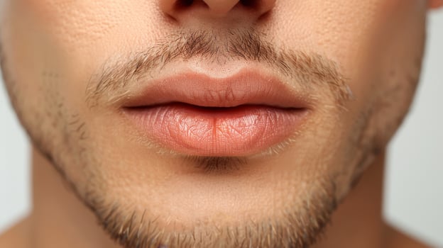 A male cosmetologist focuses on delivering personalized skin treatment and care. His expertise enhances beauty and promotes healthy skin in a serene setting. photo