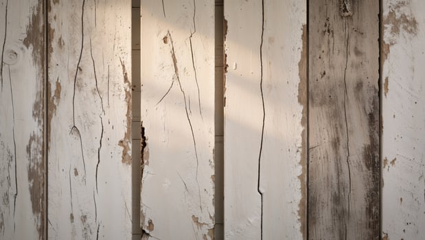 white wood texture background aged worn vintage cracked planks natural light. photo