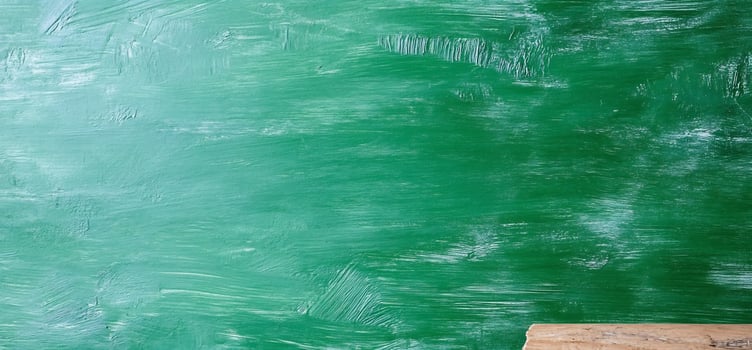 Green chalkboard background, wood texture photo