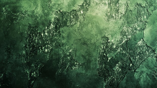 Textured green surface with organic, irregular patterns evokes natural formations and weathered stone, rich in color and character. photo