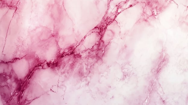 Abstract marble texture, a blend of delicate pink and deep maroon veining, creating a visually stunning and sophisticated design. photo