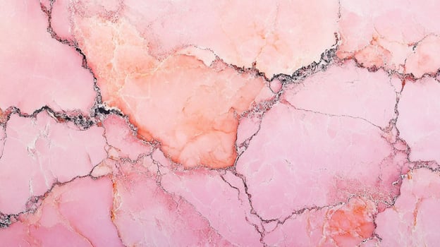 A luxurious, pink-toned texture with marble-like veins and patterns. The soft hues create an elegant and visually appealing design. photo