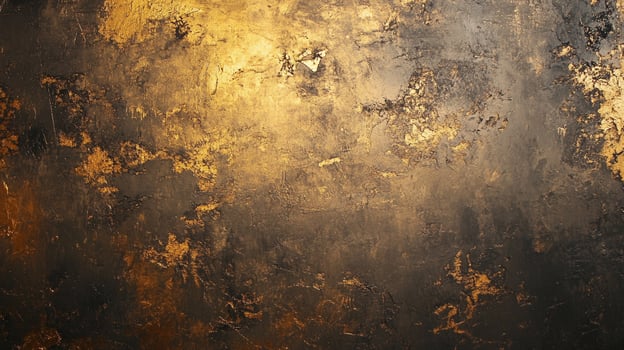 Abstract grunge texture background featuring black and gold. High-resolution and ideal for creative designs, wallpapers, or artistic projects. photo