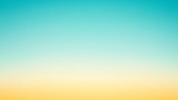 Subtle gradients of blue and yellow create a soft, blended horizon, reminiscent of dawn or dusk. A gentle gradient color transition. photo