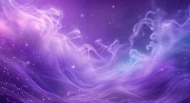 Purple smoke and stars in the background photo