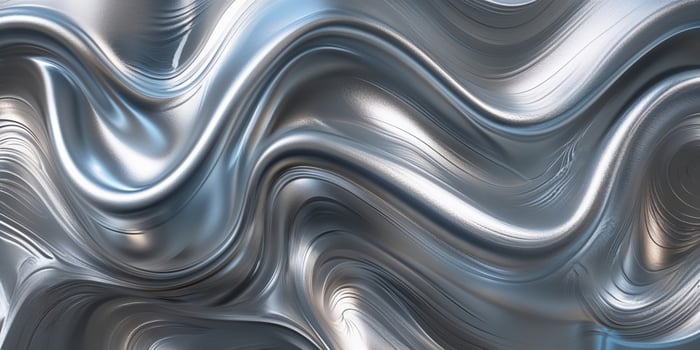 Brushed Silver Metal Texture with Intricate Reflections and Gradients. photo