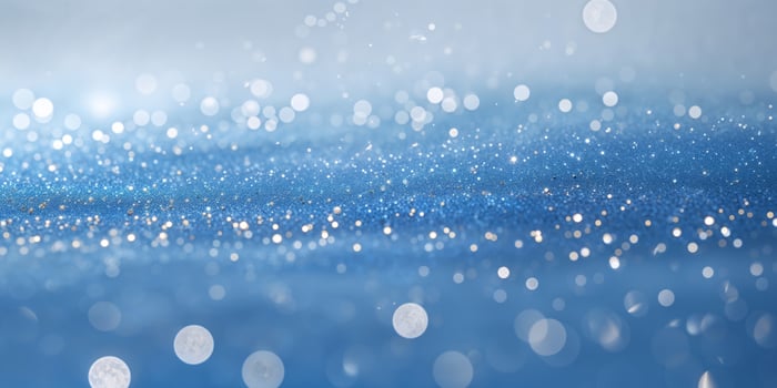 Blue Textured Background With Subtle Glitter photo