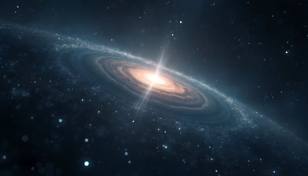 The milky way galaxy in space photo