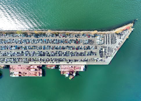 Aerial View of Cars - New York photo