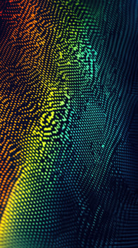 Vibrant abstract texture showcasing colorful waves in a mesmerizing design photo