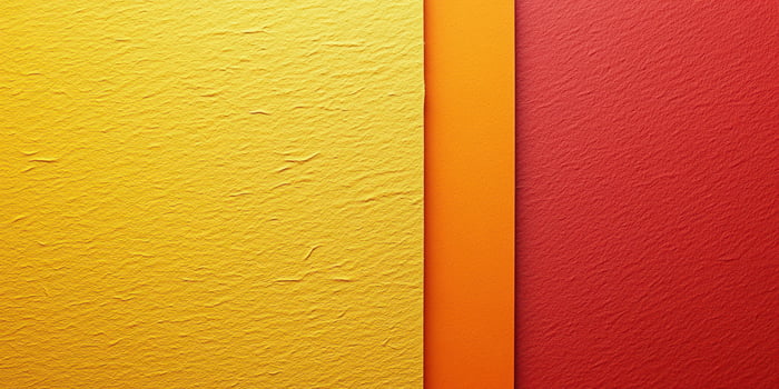 Colorful textured wall with shades of yellow, orange, and red creating a vibrant composition for artistic backgrounds photo