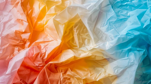 Colorful Crumpled Paper Background for Creative Designs photo