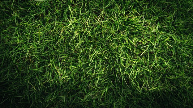 Lush green grass lawn, healthy blades, vibrant color and texture, ideal for gardens, fields, parks, outdoor recreation, natural beauty. photo