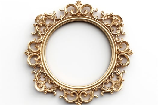 An elegant vintage-style ornate gold frame, perfect for showcasing a cherished photo or artwork.