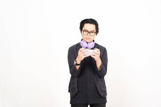 A woman wearing glasses and a purple scarf photo