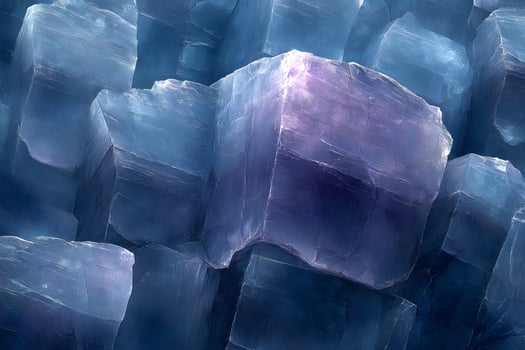 Abstract Geometric Cubes with Blue and Purple Tones for Digital Background photo