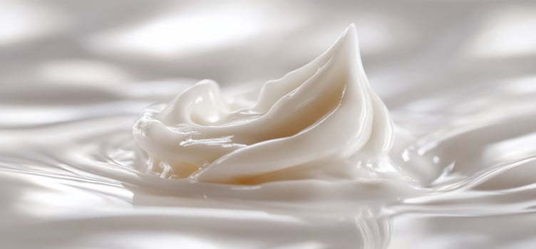 Creamy Moisturizer Texture Close-up photo