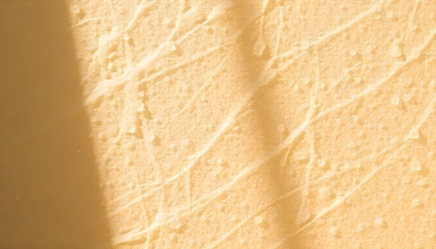Smooth, creamy yellow background with subtle textured patterns photo
