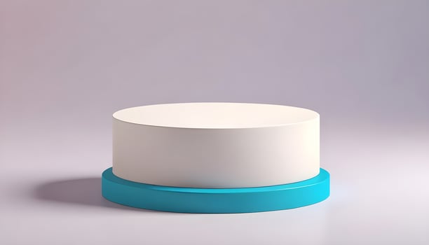 Minimalist white ceramic surface ideal for high end product photography photo