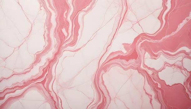 Luxurious pink and white marble texture with a smooth finish, perfect for elegant settings photo