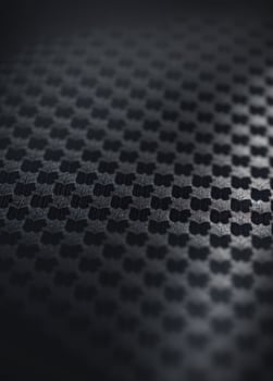 carbon fiber composite background, close up of carbon fiber composite raw material. Dark Geometric Fabric Texture photo