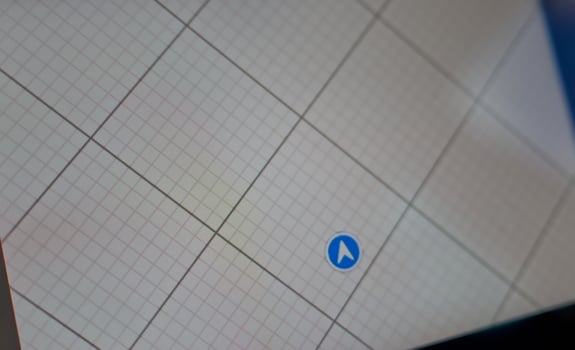 Digital Map Interface with Location Marker without network photo