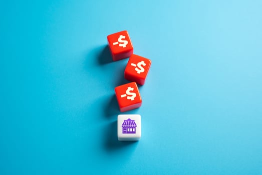 Business is suffering losses. Financial instability, and bankruptcy. Poor management, market competition. Economic downturns. Cost-cutting, restructuring, and innovation help recovery. photo
