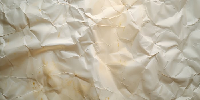 Crumpled aged paper texture background design photo