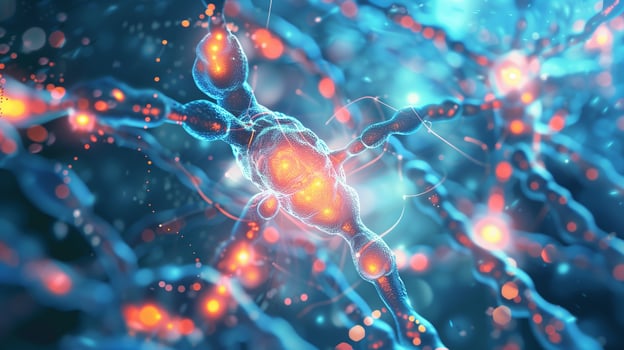 This Colorful representation of stem cells highlights their role in regenerative medicine and research. photo