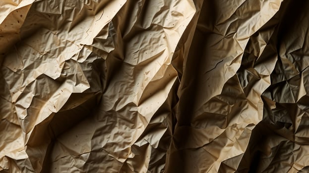 Crumpled paper texture background photo