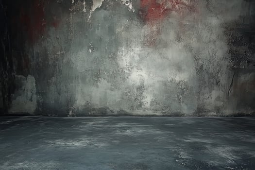 Grungy concrete studio backdrop, urban texture photo