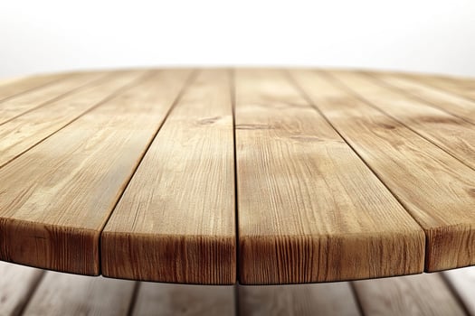 Wooden table top, light background, product display photo