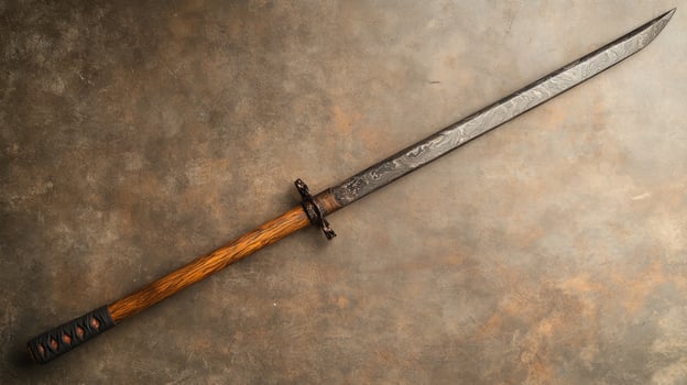 Exquisite Antique Japanese Sword - A Masterpiece of Craftsmanship photo