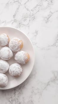 Sweet and Simple Treats on a Marble Top photo