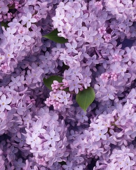 lilac seamless pattern. photo