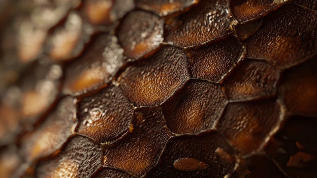 A close up of a snake skin photo