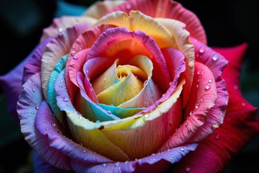 Rainbow rose wallpaper hd wallpapers photo