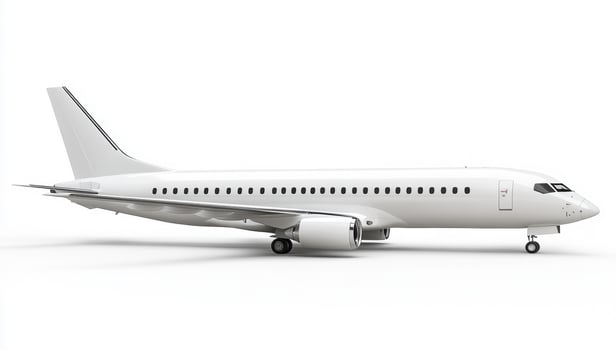 Private jet designed for luxury travel in modern aviation photo