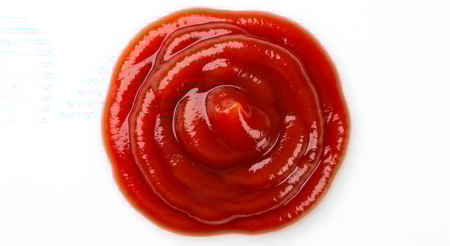 Delicious Red Ketchup Swirl Sauce Food Texture Background eat jar art meal dish lunch plate store photo