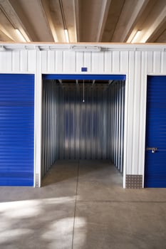 Storage in an industrial building for rental to entrepreneurs or individuals photo
