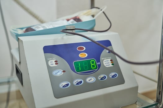 Medical equipment for blood collection monitoring photo
