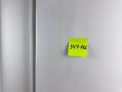Reminder on refrigerator for people with poor memory photo